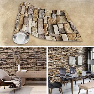 Zelfklevend 3D Bakstenen Wandpaneel | WALLCORWRAP
