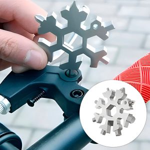 18-in-1 Multi-tool in sneeuwvlokvorm | MULTIFLAKE
