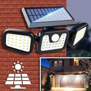 Solar lamp met bewegingssensor - 3 standen, opvouwbaar, geen bedrading nodig | SENSBEAM