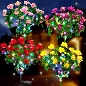 Zonnebloemlamp voor tuin, bij het zwembad, kamperen, graf | ROSILUME