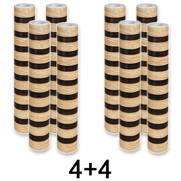 4x Zelfklevend wandpaneel met houtlook | LINEWALL 1+1 GRATIS