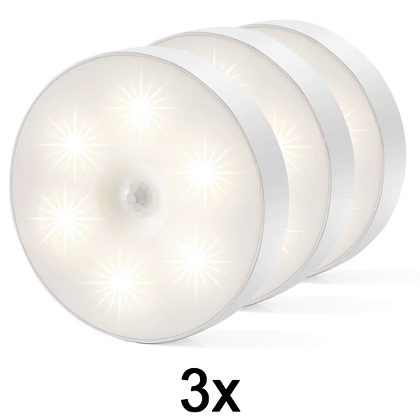 3x Slimme LED-lamp met bewegingssensor | LUMISIGN