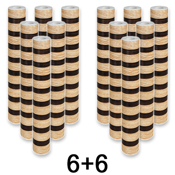 6x Zelfklevend wandpaneel met houtlook | LINEWALL 1+1 GRATIS