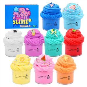 Super klei-slijm (9 stuks) | CLAYFUN