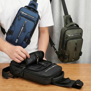 Anti-diefstal waterdichte crossbodytas (18 x 10 x 30 cm) | ONNBAG
