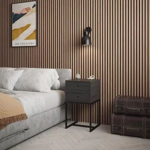 Zelfklevend wandpaneel met houtlook | LINEWALL