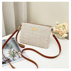 Elegante geweven schoudertas en clutch (2 in 1) | WOVELLA